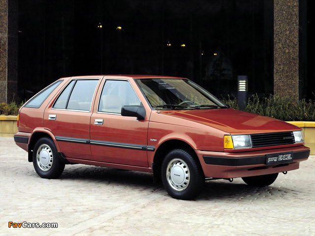 Hyundai Pony Excel 1985–89 pictures (640 x 480)