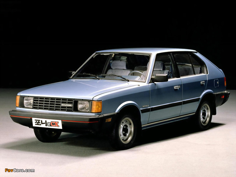 Images of Hyundai Pony Hatchback 1982–90 (800 x 600)