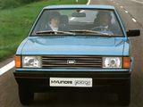 Photos of Hyundai Pony Hatchback 1982–90