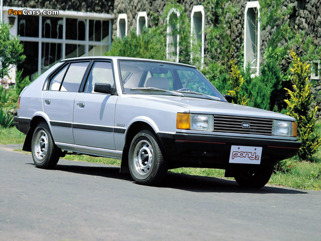 Pictures of Hyundai Pony Hatchback 1982–90 (640 x 480)