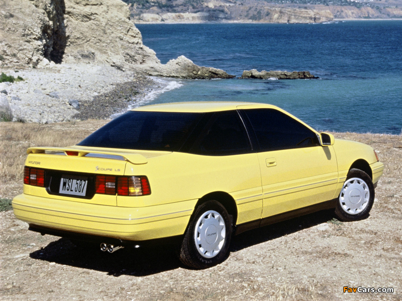 Hyundai S Coupe US-spec 1991–92 images (800 x 600)