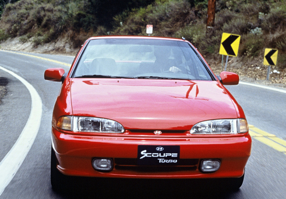 Hyundai S Coupe Turbo US-spec 1992–95 photos