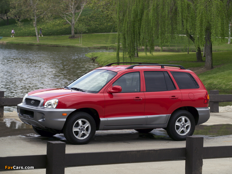 Hyundai Santa Fe US-spec (SM) 2000–04 photos (800 x 600)