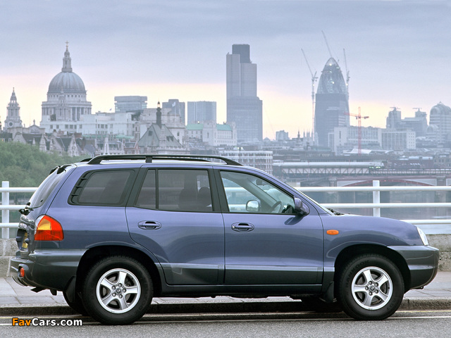 Hyundai Santa Fe UK-spec (SM) 2000–04 wallpapers (640 x 480)