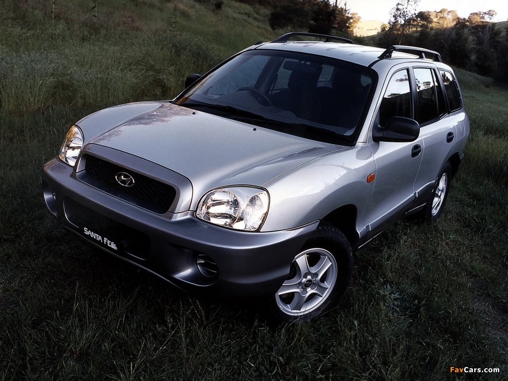 Hyundai Santa Fe AU-spec (SM) 2001–04 images (1024 x 768)