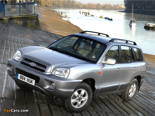 Hyundai Santa Fe UK-spec (SM) 2004–05 wallpapers (640 x 480)