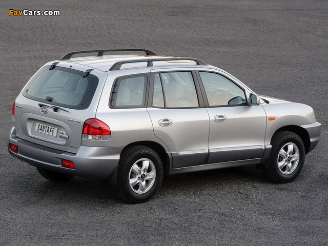 Hyundai Santa Fe ZA-spec (SM) 2005–06 photos (640 x 480)