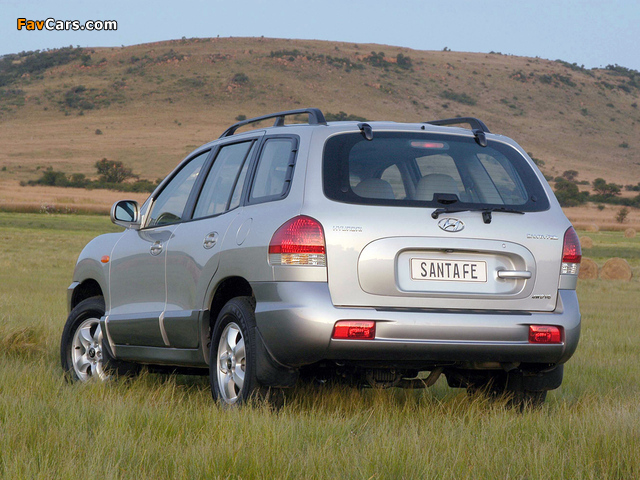 Hyundai Santa Fe ZA-spec (SM) 2005–06 photos (640 x 480)