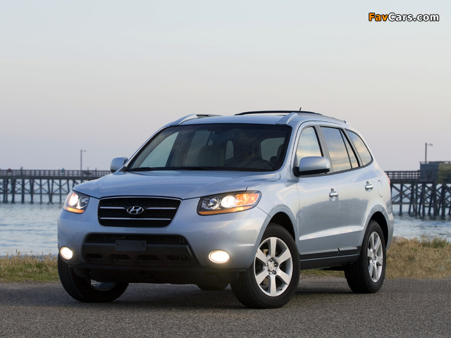 Hyundai Santa Fe US-spec (CM) 2006–09 images (640 x 480)