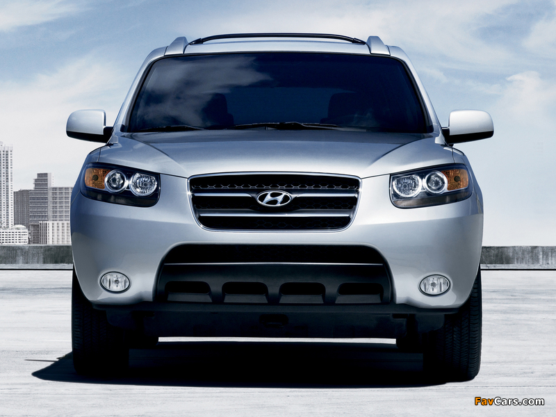Hyundai Santa Fe US-spec (CM) 2006–09 photos (800 x 600)