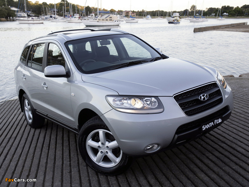 Hyundai Santa Fe AU-spec (CM) 2006–09 photos (800 x 600)