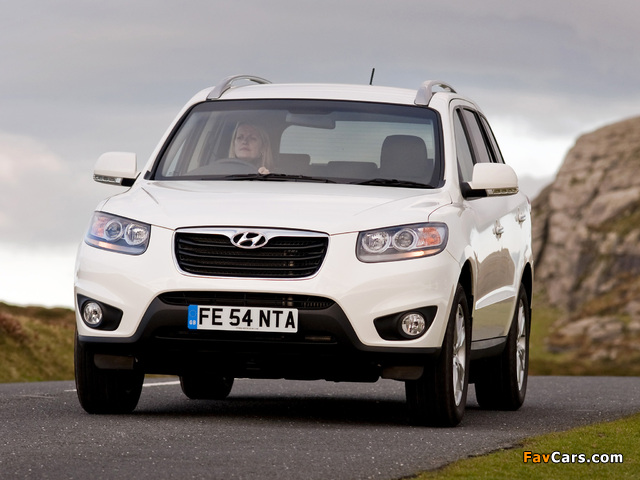 Hyundai Santa Fe UK-spec (CM) 2009 images (640 x 480)