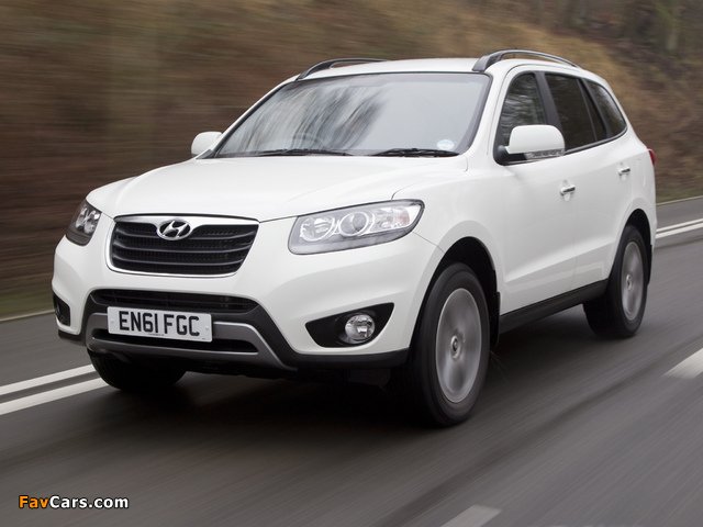 Hyundai Santa Fe UK-spec (CM) 2009 photos (640 x 480)