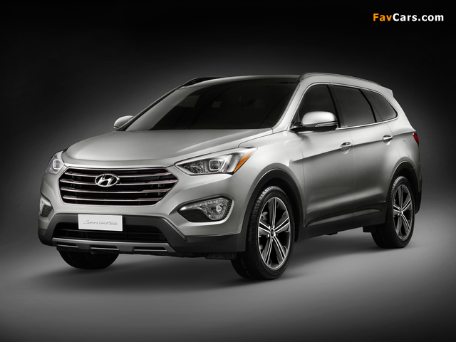 Hyundai Santa Fe US-spec (DM) 2012 images (640 x 480)