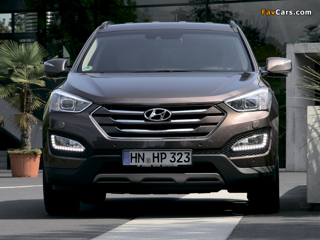 Hyundai Santa Fe (DM) 2012 images (640 x 480)