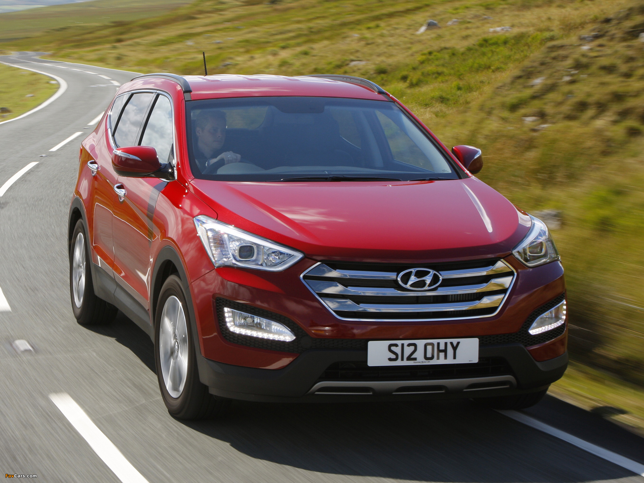 Hyundai Santa Fe UK-spec (DM) 2012 images (2048 x 1536)