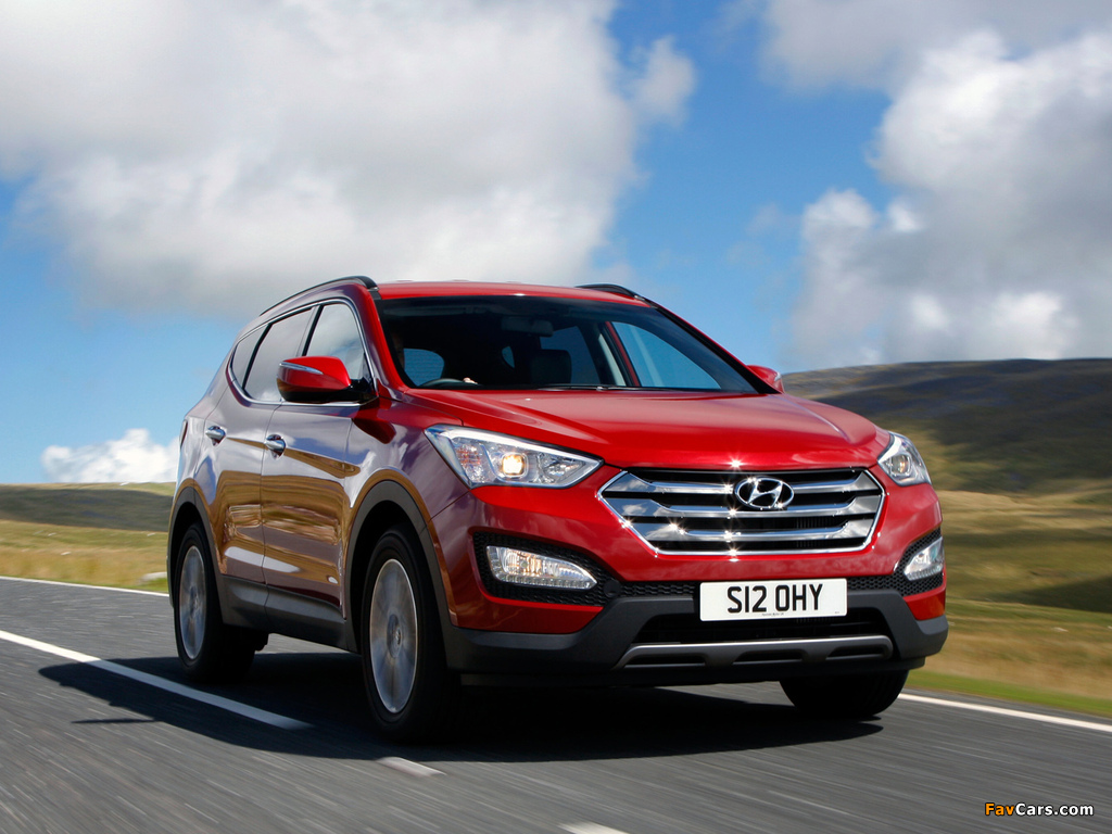 Hyundai Santa Fe UK-spec (DM) 2012 images (1024 x 768)