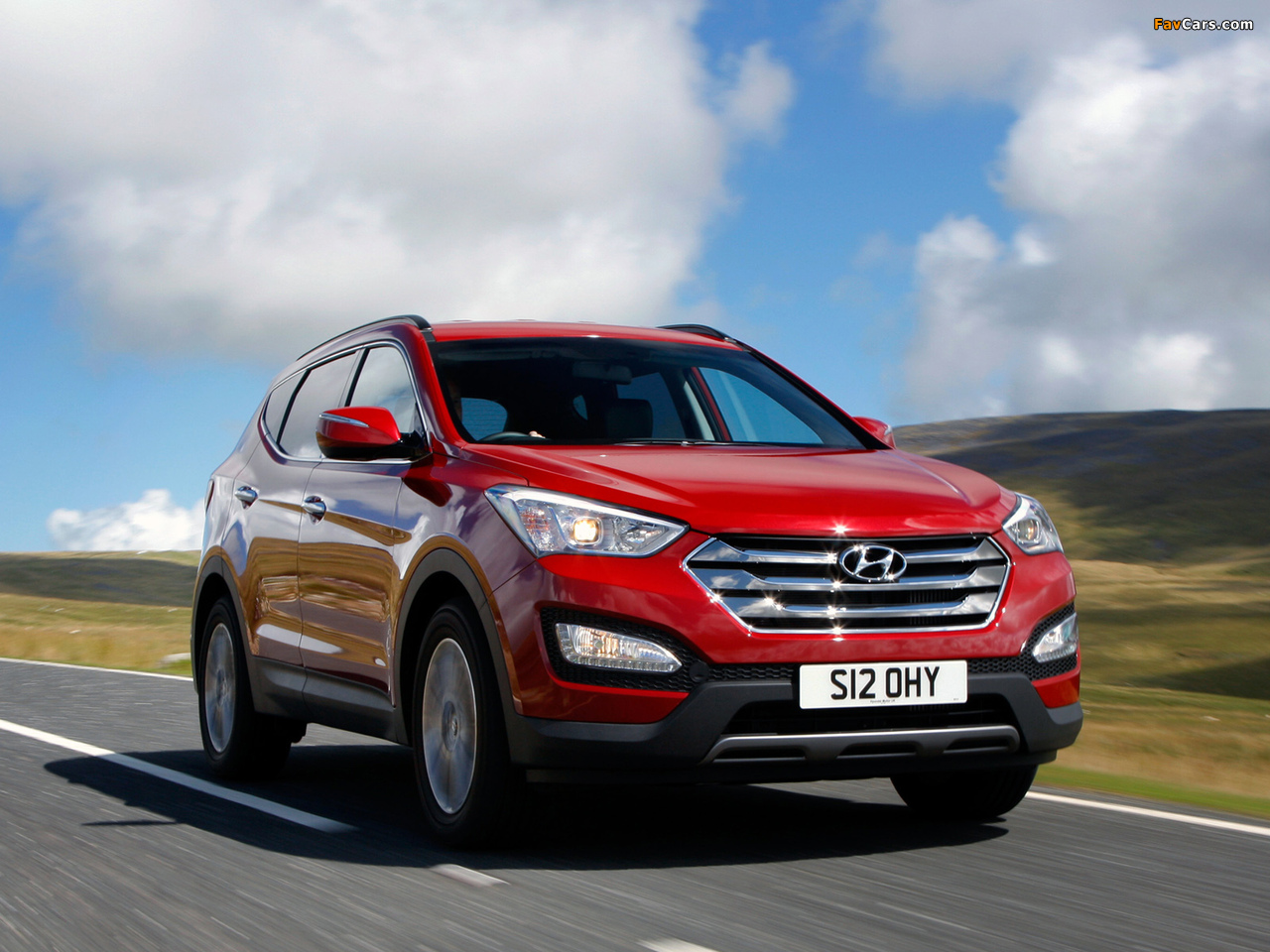 Hyundai Santa Fe UK-spec (DM) 2012 images (1280 x 960)