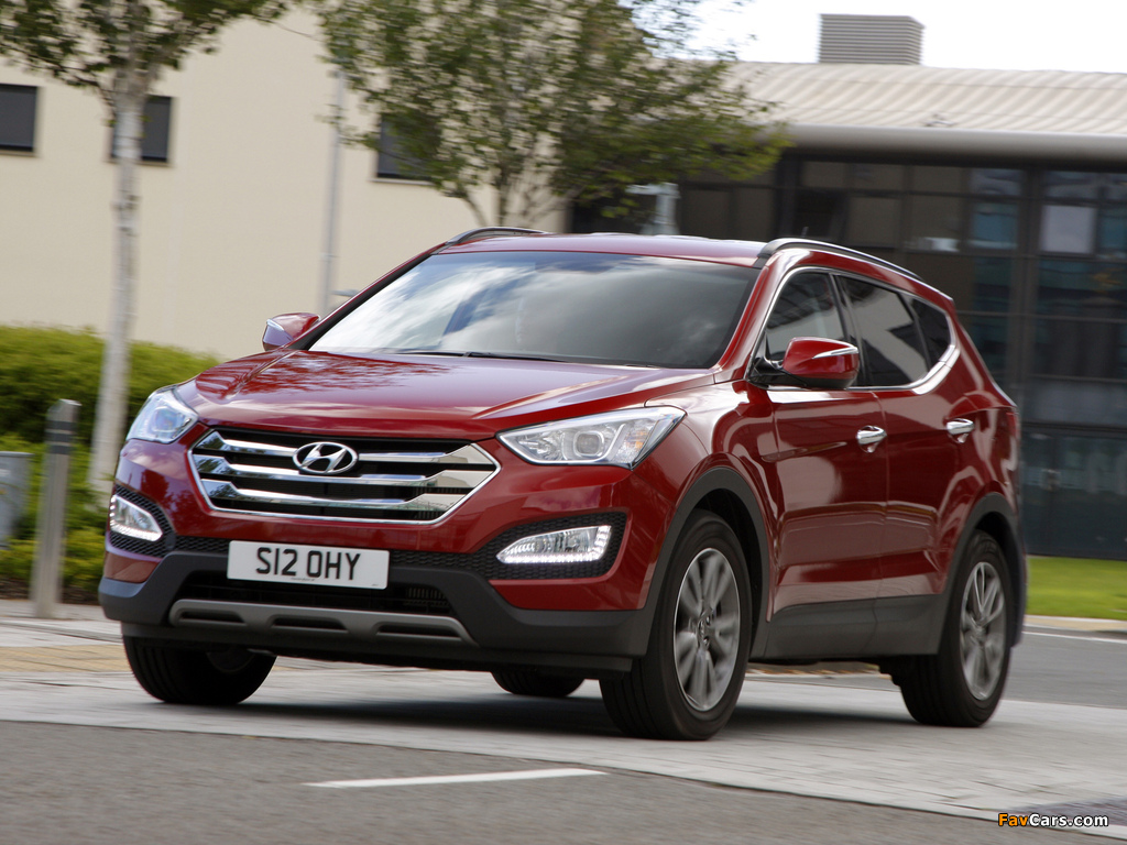 Hyundai Santa Fe UK-spec (DM) 2012 images (1024 x 768)