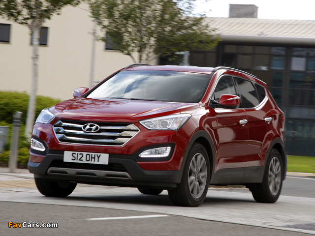 Hyundai Santa Fe UK-spec (DM) 2012 images (640 x 480)