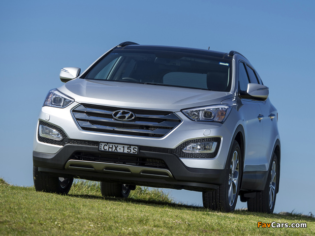 Hyundai Santa Fe AU-spec (DM) 2012 photos (640 x 480)