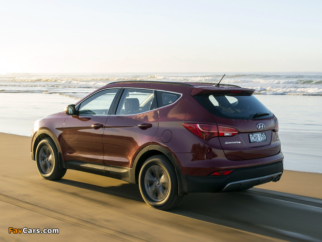 Hyundai Santa Fe AU-spec (DM) 2012 pictures (640 x 480)