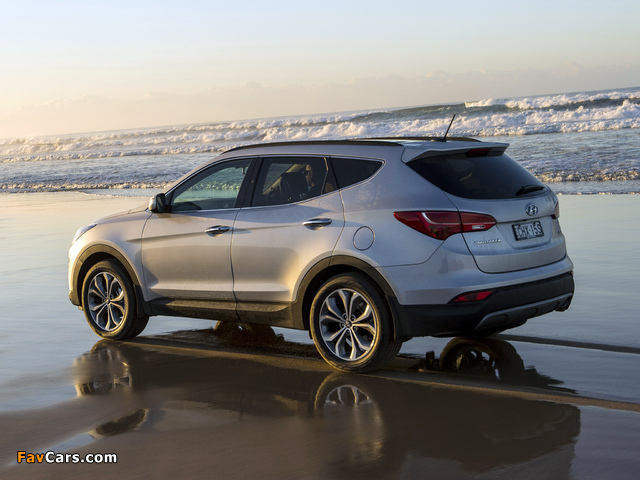 Hyundai Santa Fe AU-spec (DM) 2012 pictures (640 x 480)