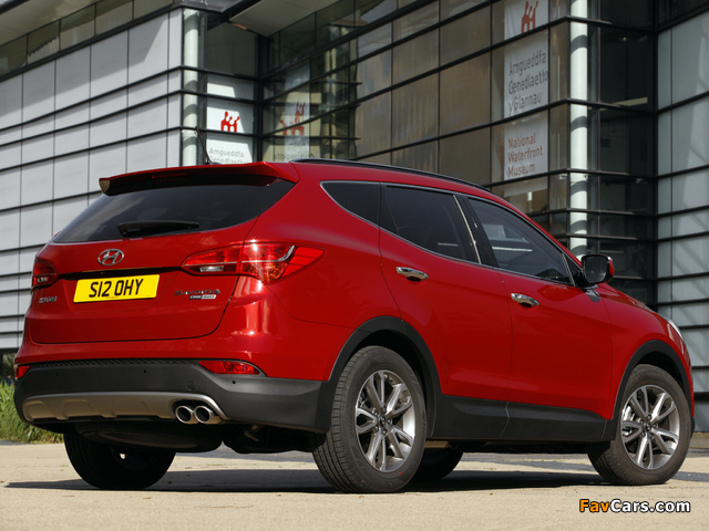 Hyundai Santa Fe UK-spec (DM) 2012 pictures (640 x 480)