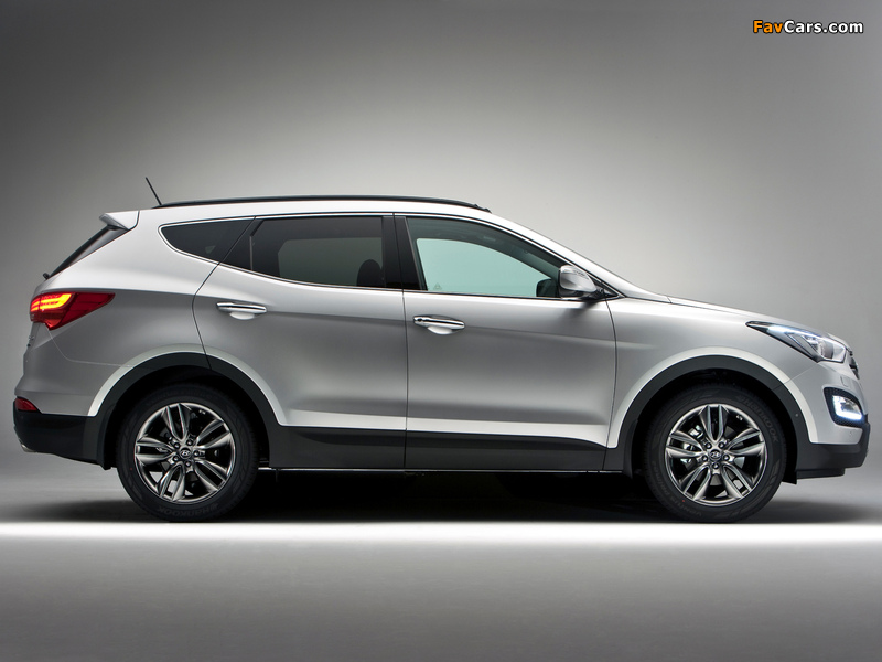 Hyundai Santa Fe UK-spec (DM) 2012 pictures (800 x 600)