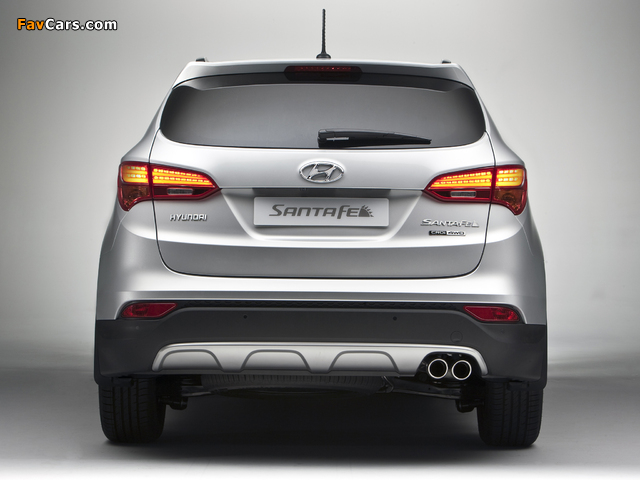Hyundai Santa Fe UK-spec (DM) 2012 pictures (640 x 480)
