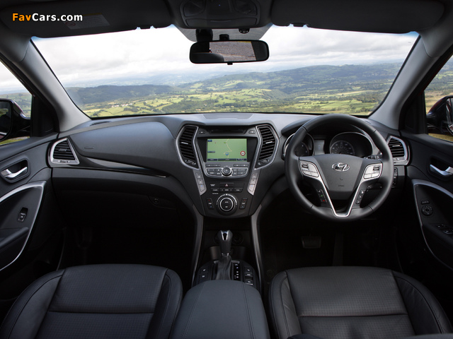 Hyundai Santa Fe UK-spec (DM) 2012 wallpapers (640 x 480)