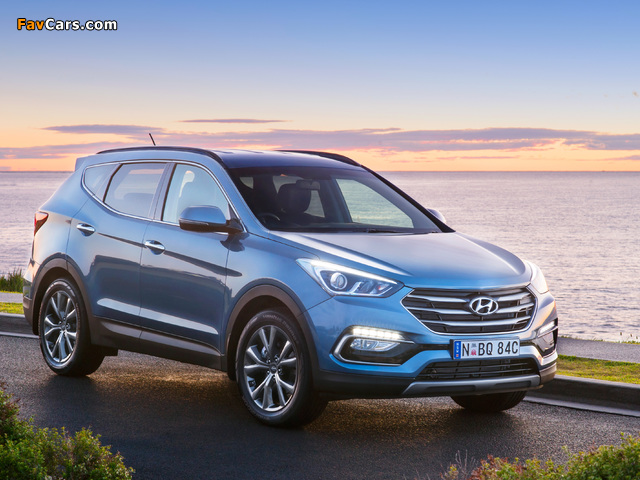 Hyundai Santa Fe "30" (DM) 2016 pictures (640 x 480)