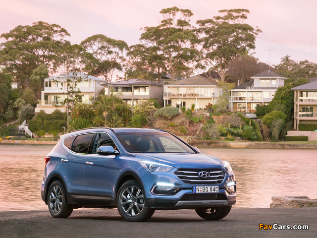 Hyundai Santa Fe "30" (DM) 2016 pictures (640 x 480)