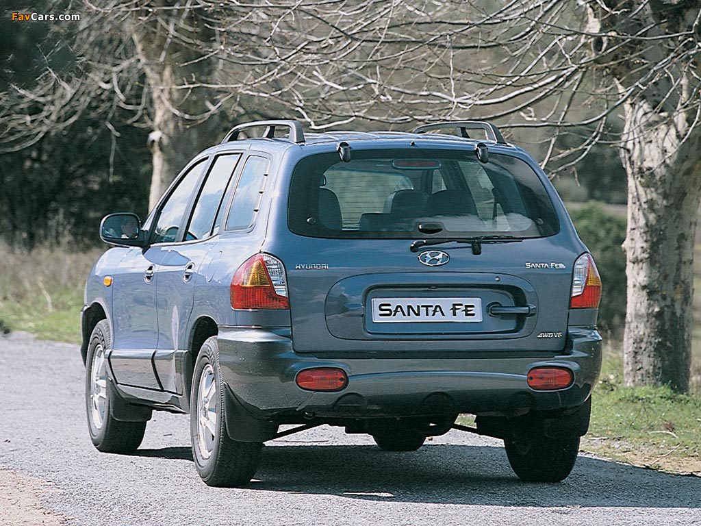 Images of Hyundai Santa Fe (SM) 2000–04 (1024 x 768)