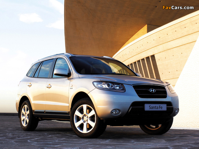 Images of Hyundai Santa Fe (CM) 2005–09 (640 x 480)