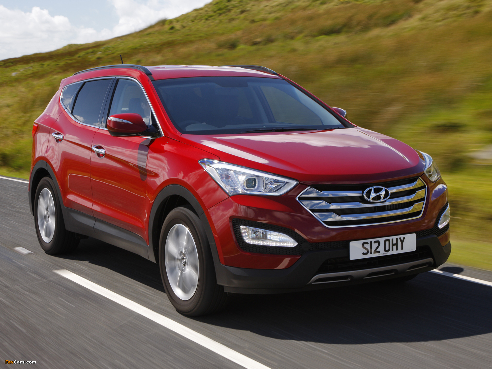 Images of Hyundai Santa Fe UK-spec (DM) 2012 (1600 x 1200)