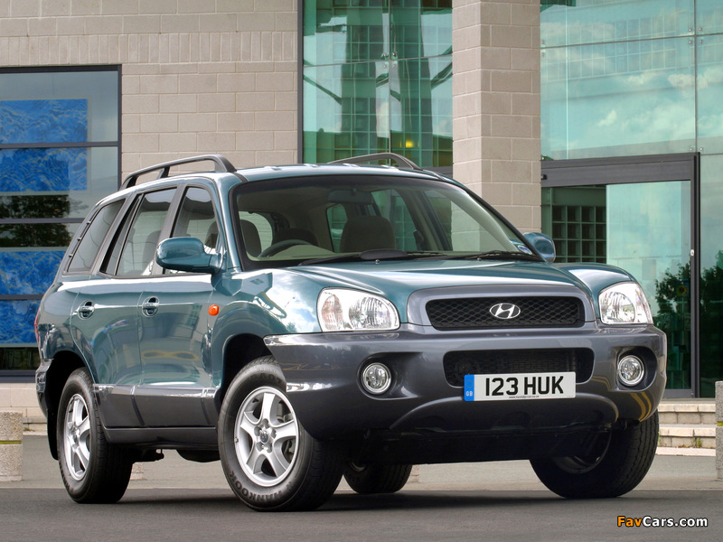 Images of Hyundai Santa Fe UK-spec (SM) 2000–04 (800 x 600)