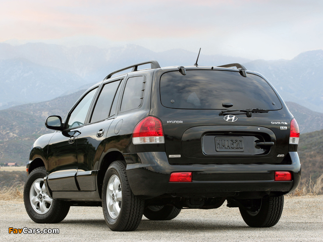 Photos of Hyundai Santa Fe US-spec (SM) 2004–06 (640 x 480)