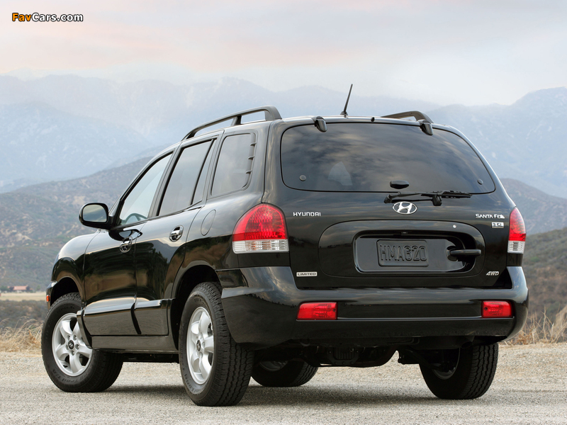 Photos of Hyundai Santa Fe US-spec (SM) 2004–06 (800 x 600)