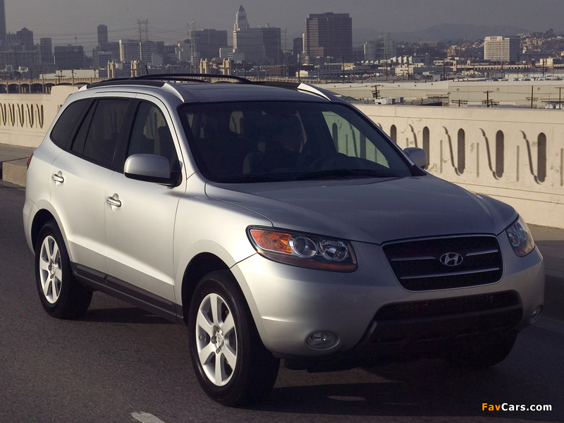 Photos of Hyundai Santa Fe US-spec (CM) 2006–09 (800 x 600)