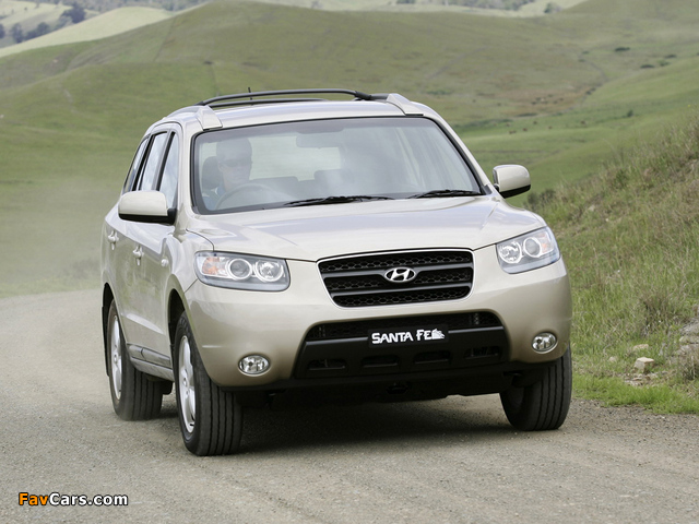 Photos of Hyundai Santa Fe AU-spec (CM) 2006–09 (640 x 480)