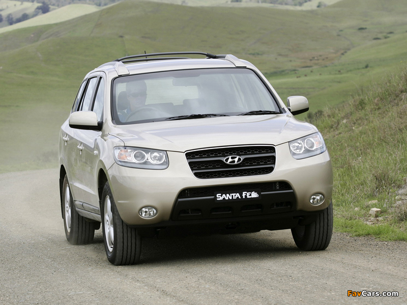 Photos of Hyundai Santa Fe AU-spec (CM) 2006–09 (800 x 600)