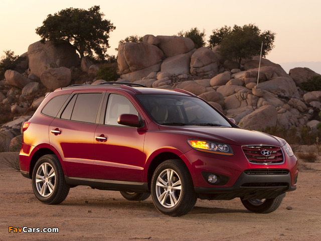 Photos of Hyundai Santa Fe US-spec (CM) 2009 (640 x 480)