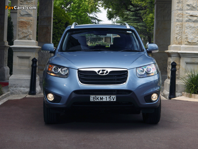 Photos of Hyundai Santa Fe AU-spec (CM) 2009–12 (640 x 480)