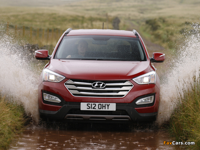 Photos of Hyundai Santa Fe UK-spec (DM) 2012 (640 x 480)