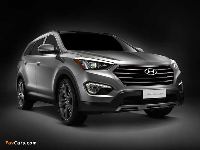 Photos of Hyundai Santa Fe US-spec (DM) 2012 (640 x 480)
