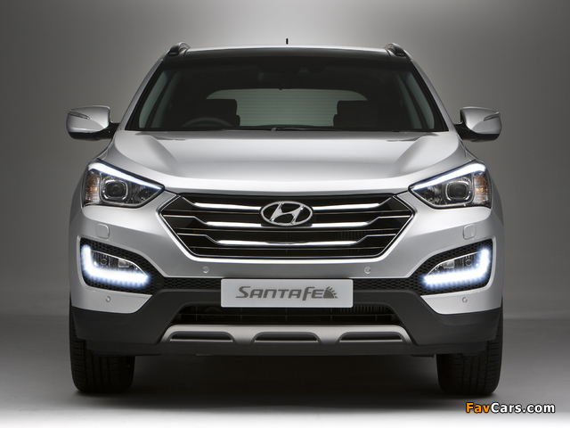 Photos of Hyundai Santa Fe UK-spec (DM) 2012 (640 x 480)
