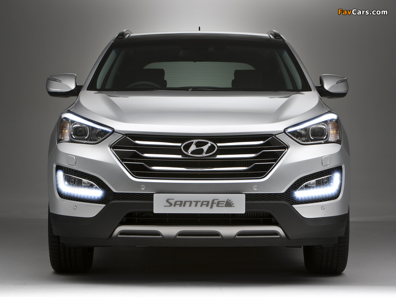 Photos of Hyundai Santa Fe UK-spec (DM) 2012 (800 x 600)