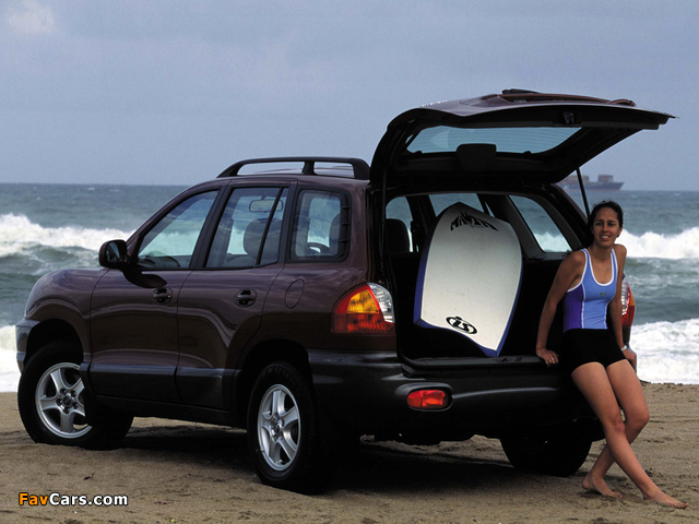 Pictures of Hyundai Santa Fe ZA-spec (SM) 2002–05 (640 x 480)