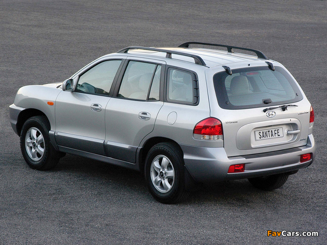Pictures of Hyundai Santa Fe ZA-spec (SM) 2005–06 (640 x 480)